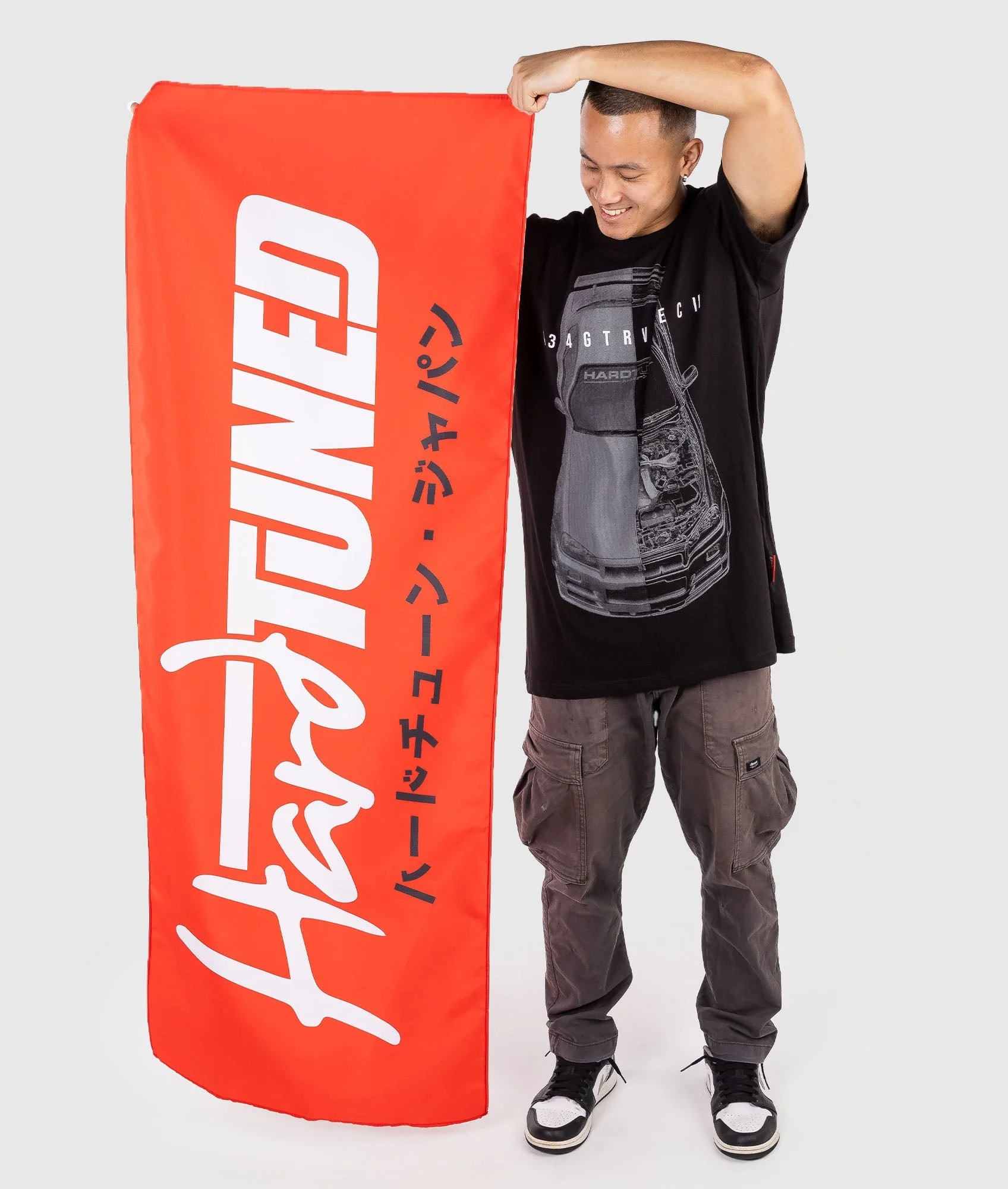 HardTuned Red Garage Flag - Image 3