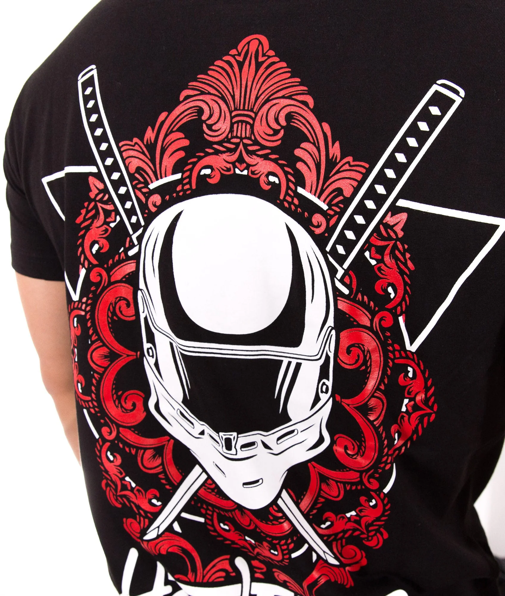 Helmet Tattoo Band Tee - Image 4