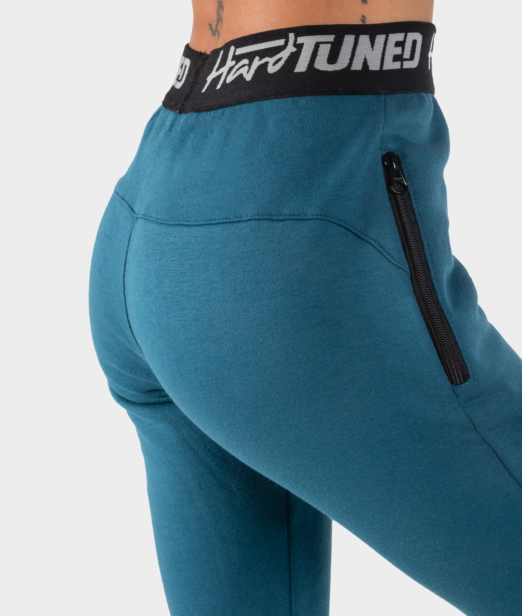 Ladies Power Over Trackies - Teal - Image 4