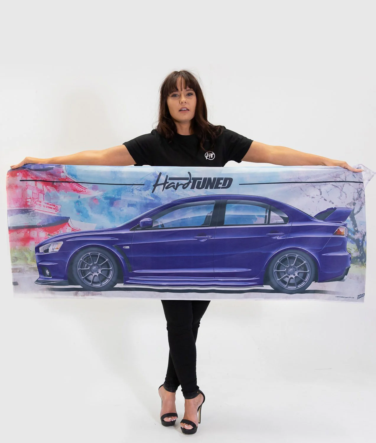 Mitsubishi Evolution 10 Garage Flag - Image 3