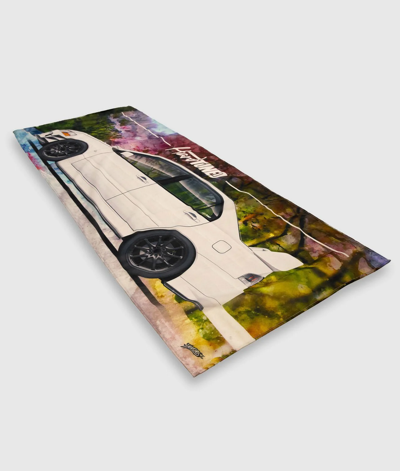 Mitsubishi Evolution 9 Garage Flag - Image 11