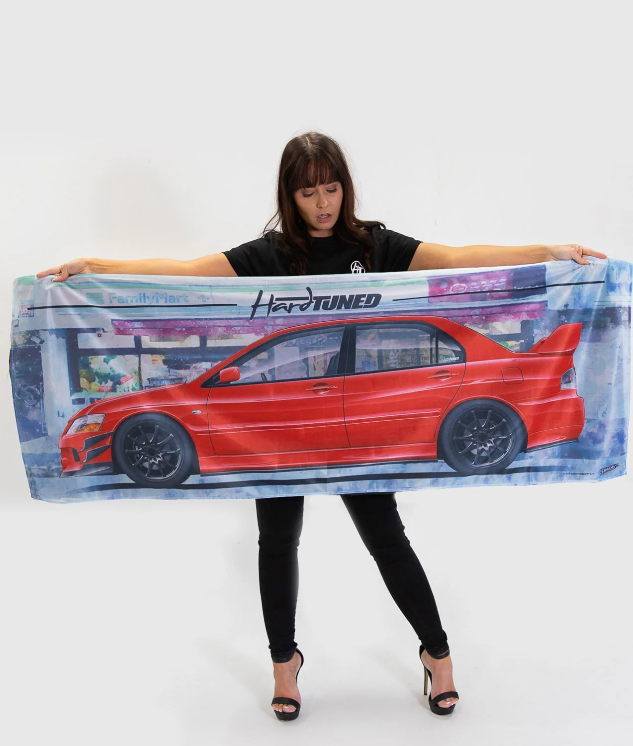 Mitsubishi Evolution 9 Garage Flag - Image 3