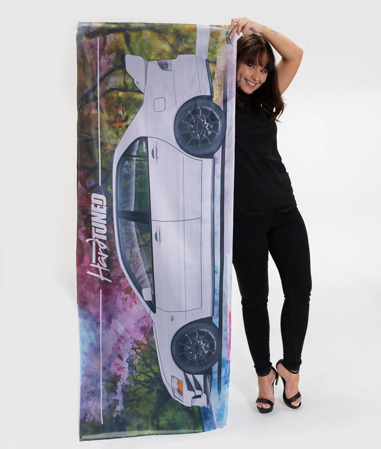 Mitsubishi Evolution 9 Garage Flag - Image 5