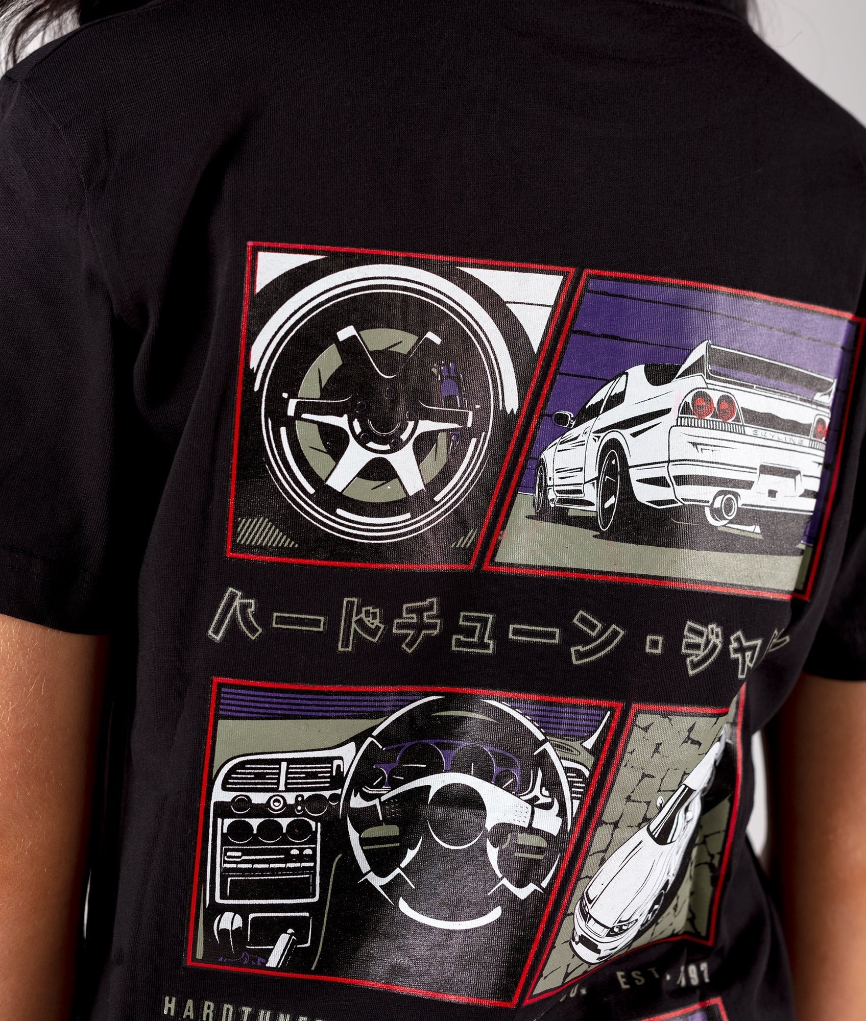 Nissan R33 GTR Fragment Womens Tee - Image 4