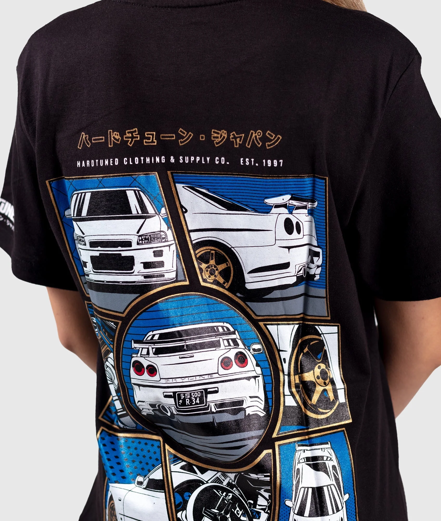 Nissan R34 GTR Fragment Womens Tee - Image 3