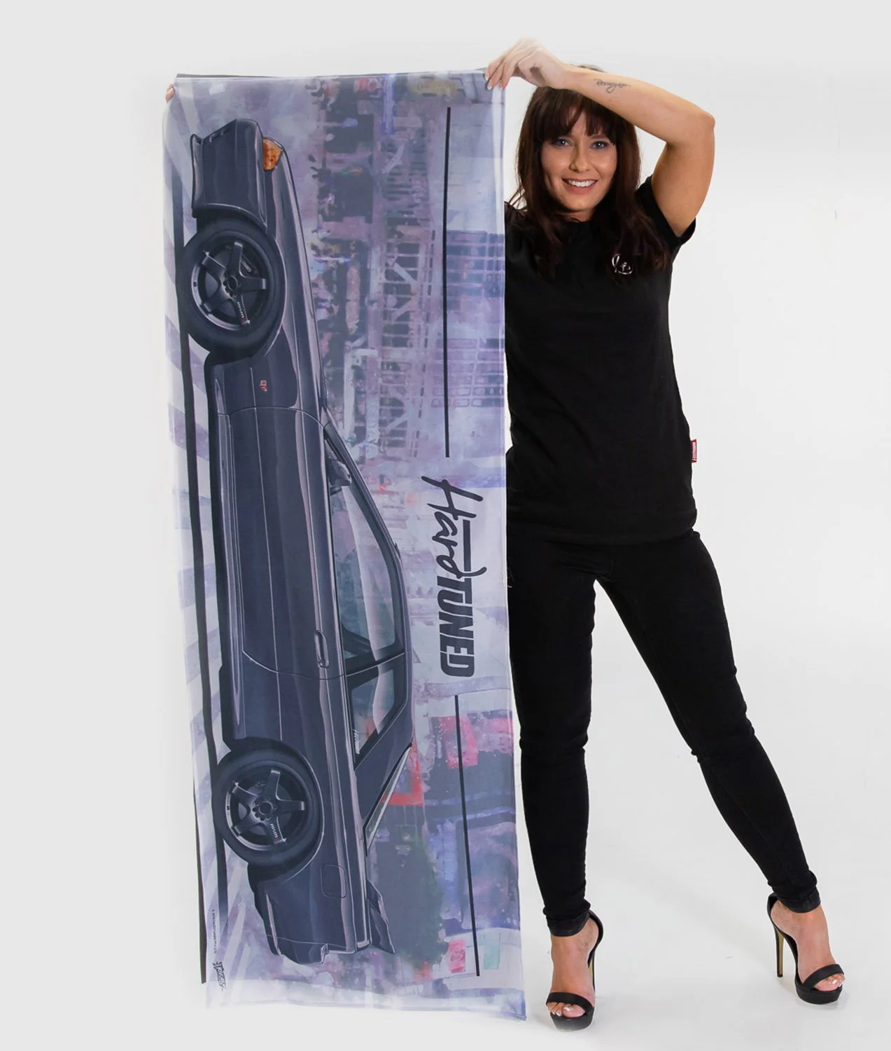 Nissan Skyline R32 GTR  Garage Flag - Image 4