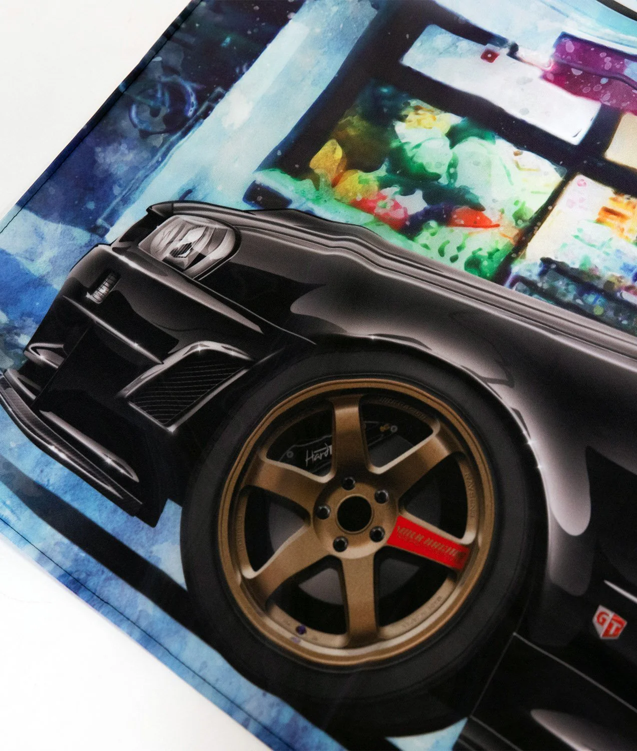 Nissan Skyline R34 GTR Garage Flag - Image 16