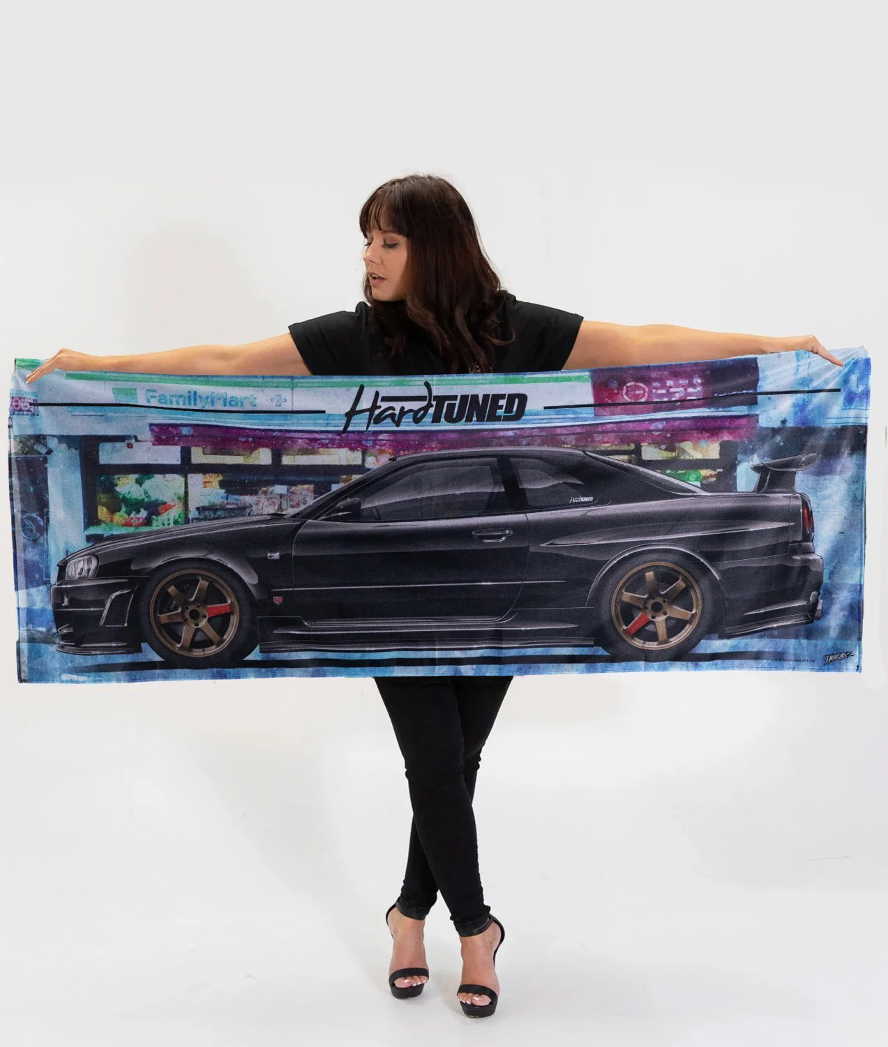 Nissan Skyline R34 GTR Garage Flag - Image 4