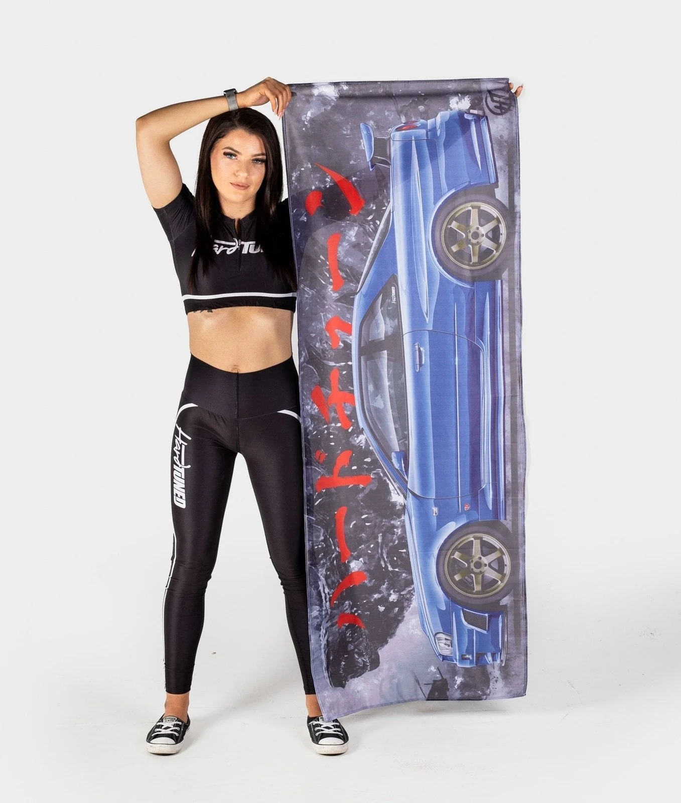 Zilla Edition Nissan Skyline R34 GTR Garage Flag - Image 3