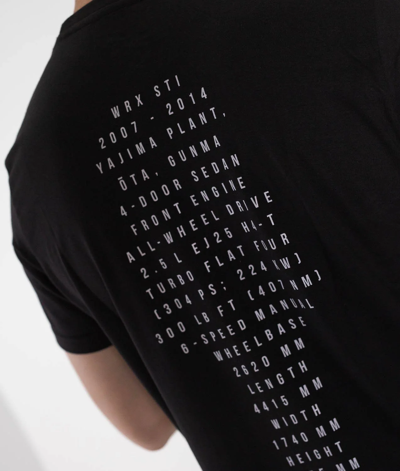 Subaru WRX Hatch Split Tee - Image 5