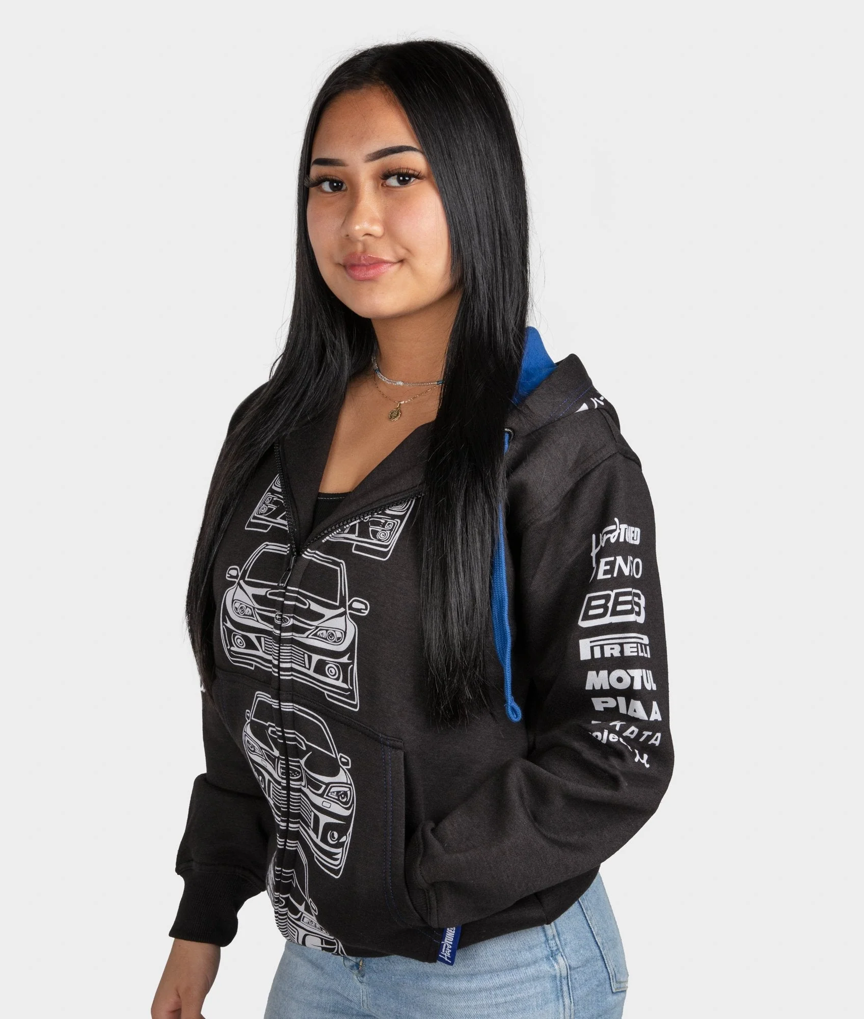 Subaru WRX STI Womens Hoodie - Image 4