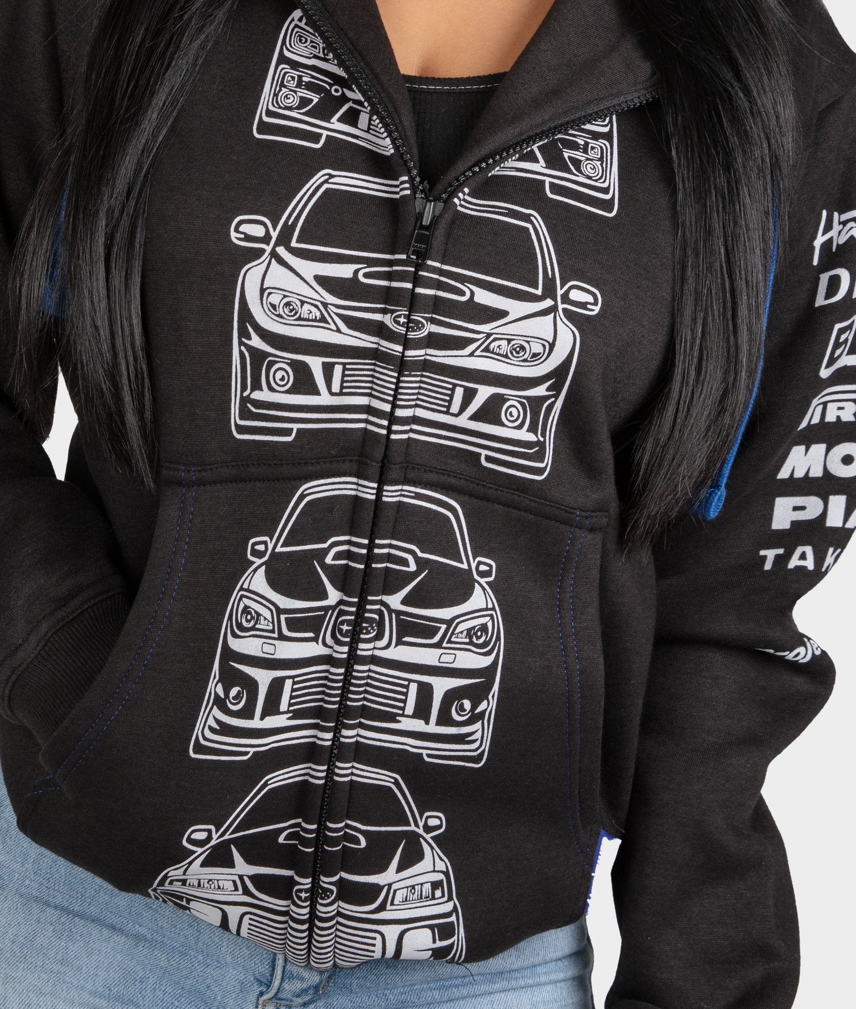 Subaru WRX STI Womens Hoodie - Image 5