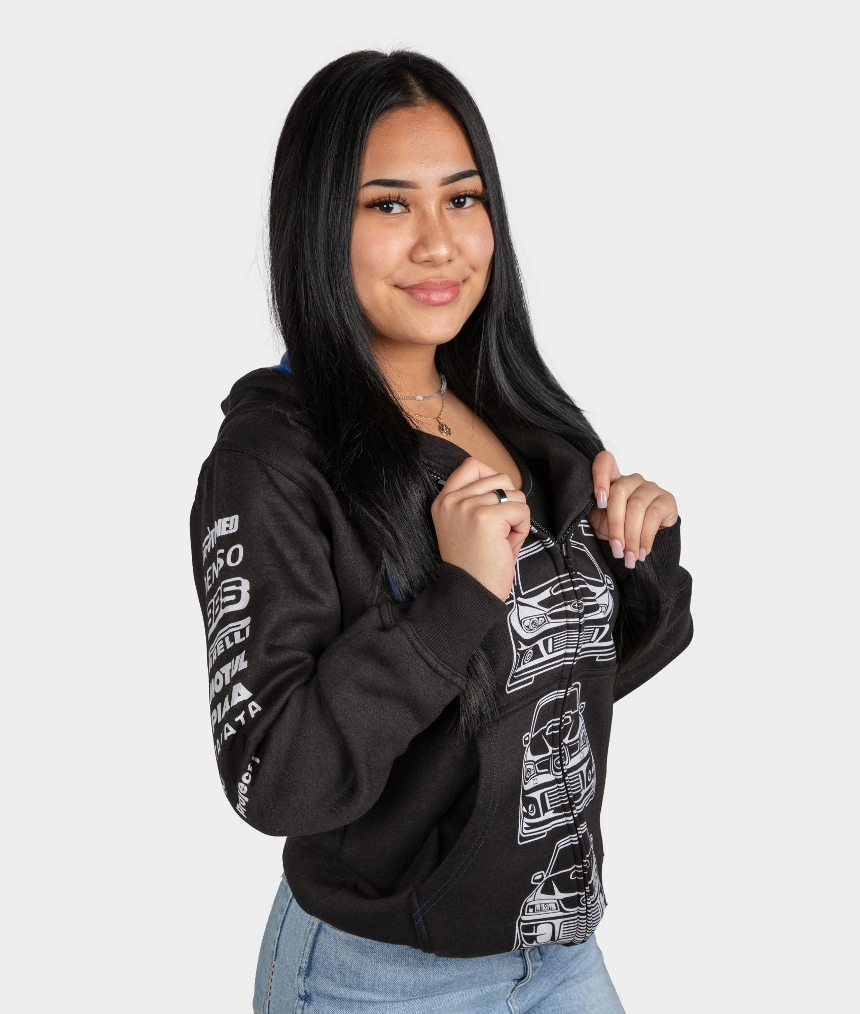Subaru WRX STI Womens Hoodie - Image 7