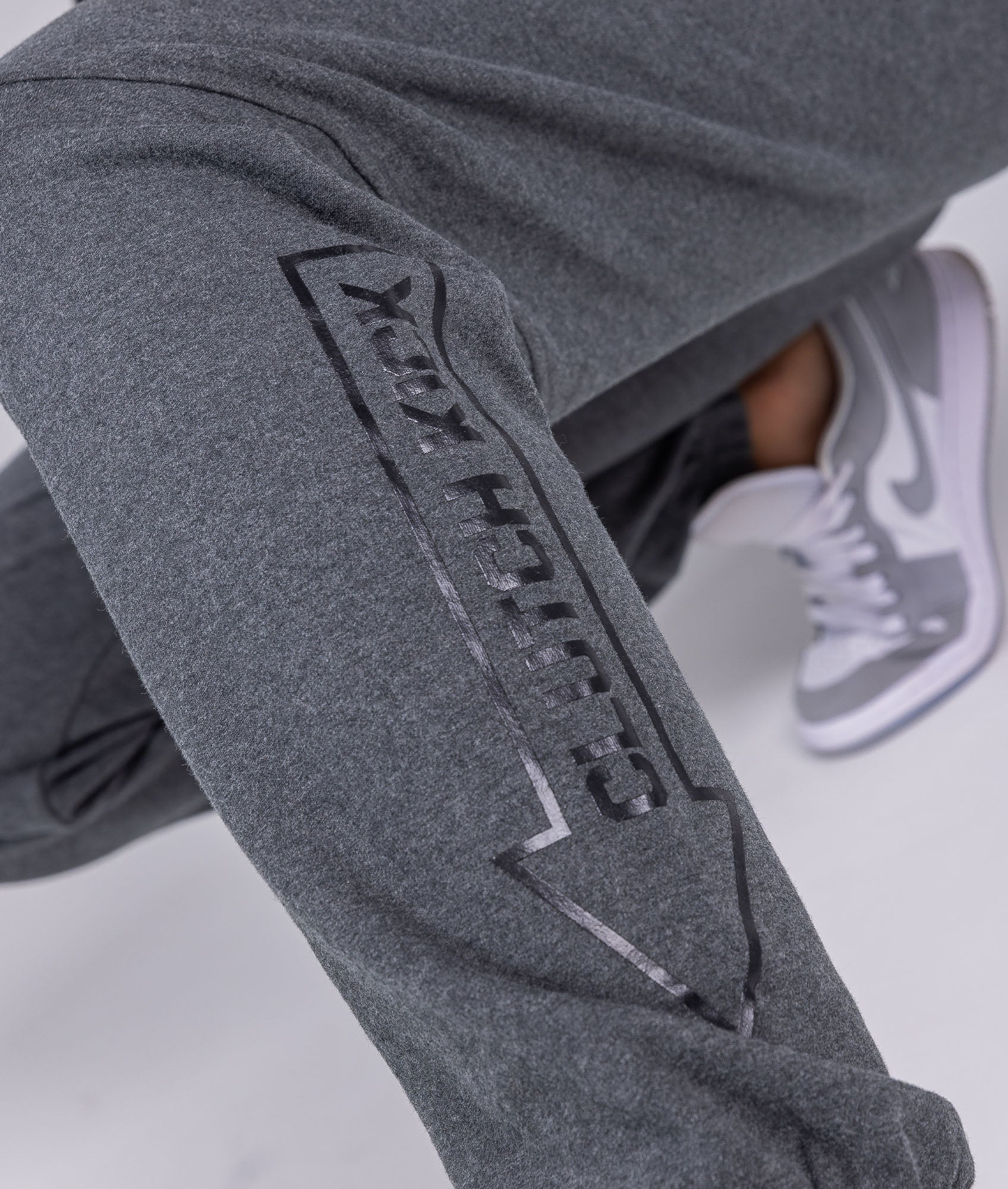 Women's Clutch Kick P1 Fleece Track Pants - Charcoal - Image 7