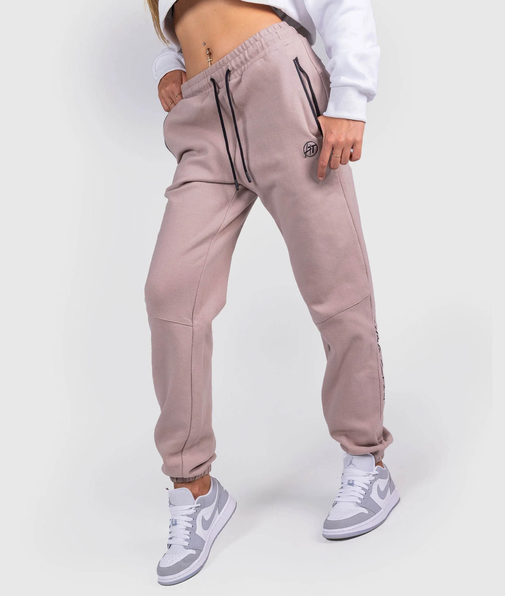 Women's Katakana P1 Fleece Track Pants - Latte - Image 4